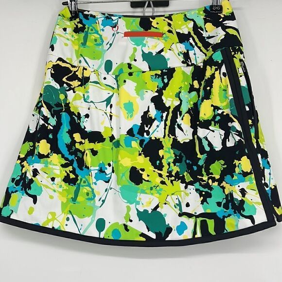 KINÖNA Keep It Covered Long Sleeve Golf Top & Skirt- Splatter Print - Picture 6 of 11